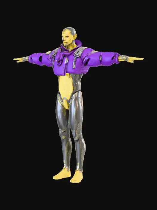 3D model for Cyberpunk Greeter