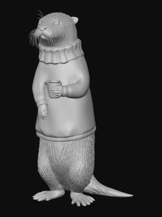 3D model for coffee-in-the-morning