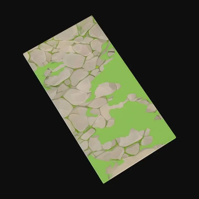 3D model for Stone Path on Green Surface