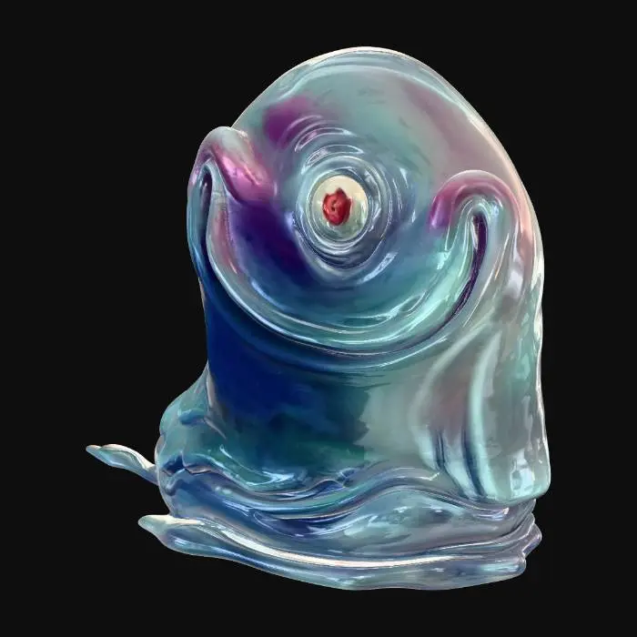 3D model for Smiling Slime