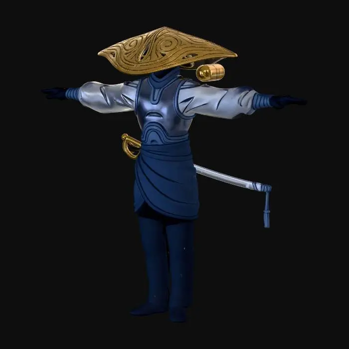 3D model for Straw Hat Swordsman