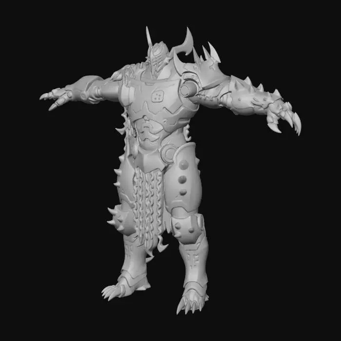 3D model for mech-evil