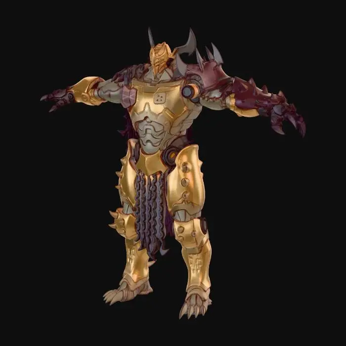 3D model for mech-evil