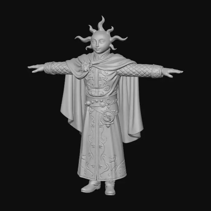 3D model for star-character