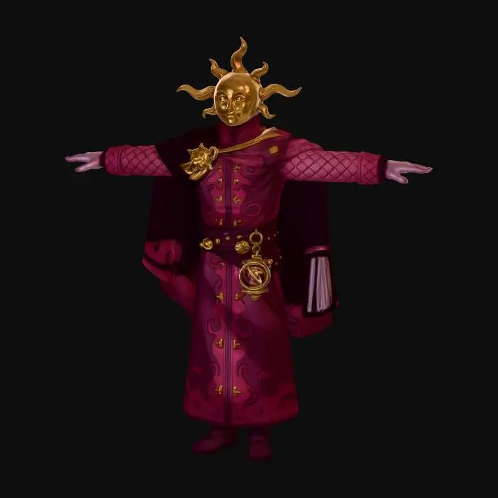 3D model for star-character