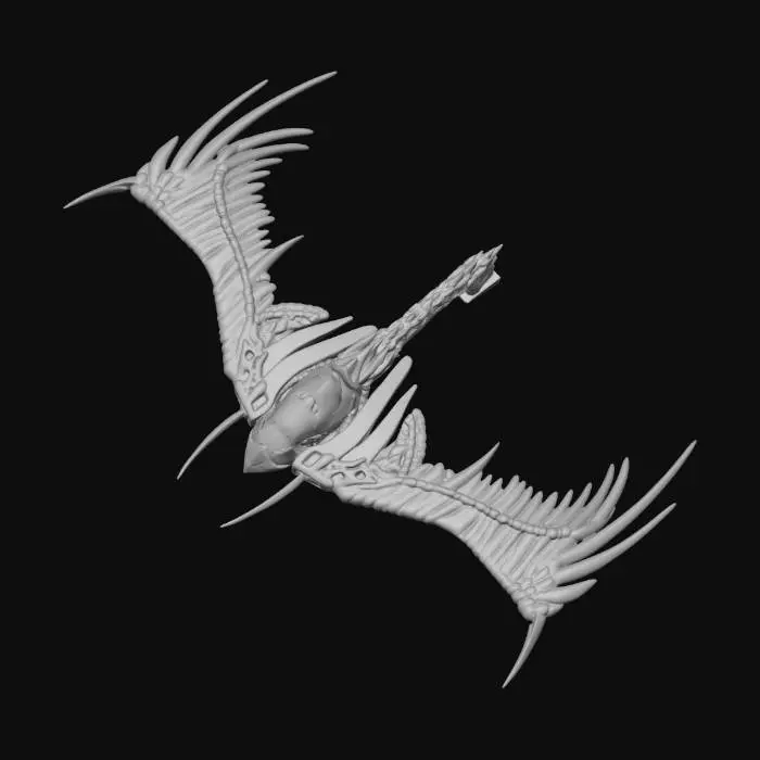 3D model for Pterosaur in Flight bow
