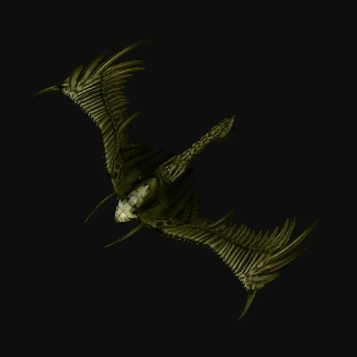 3D model for Pterosaur in Flight bow