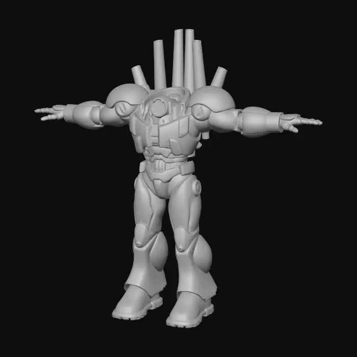 3D model for shiny-power-mech