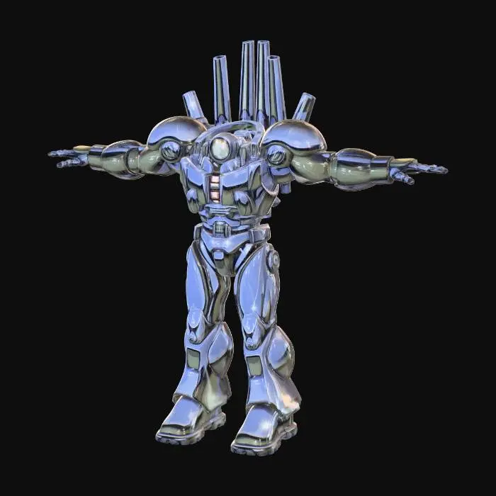 3D model for shiny-power-mech