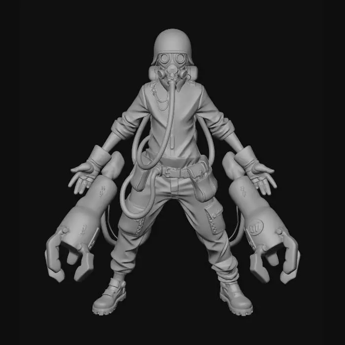3D model for Diesel Wasteland Wanderer