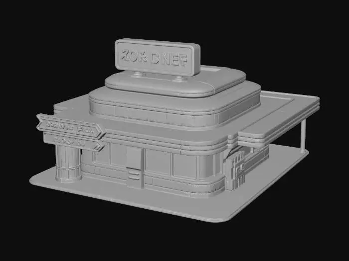 3D model for 404 Diner