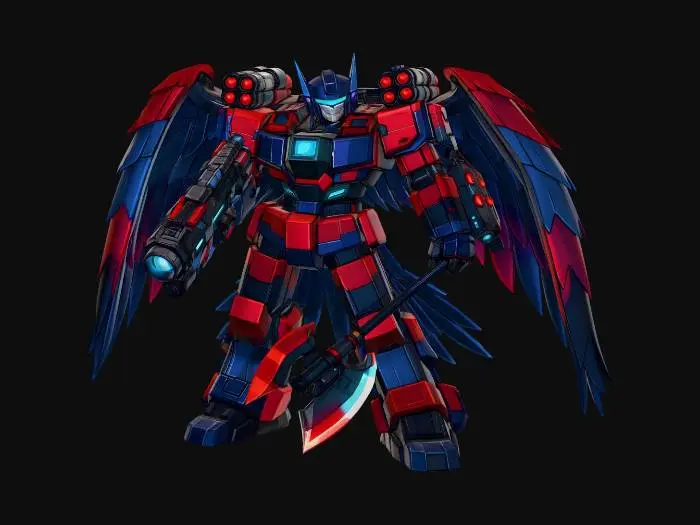 3D model for Magnum Knightstar (Eagle Wing Mode)