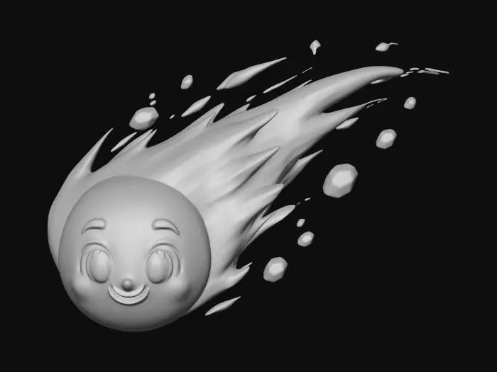 3D model for Cometra the Friendly Comet