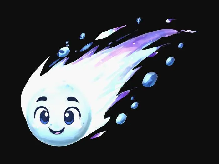 3D model for Cometra the Friendly Comet