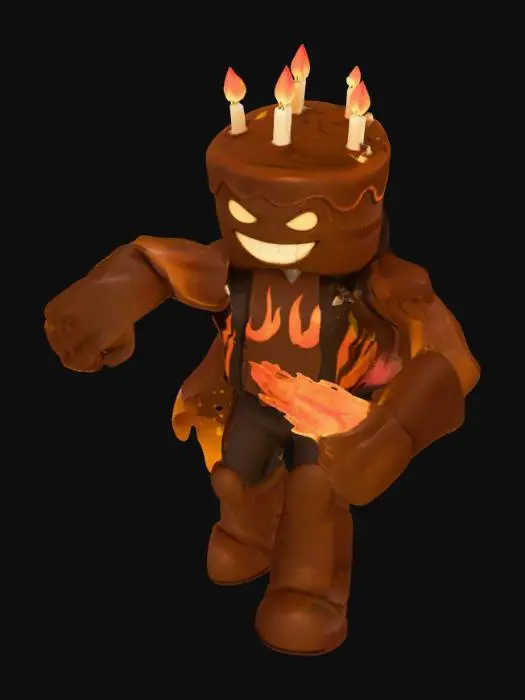 3D model for Firecake Warrior