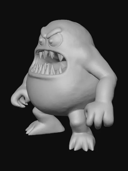 3D model for Crimson Grump