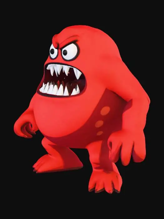 3D model for Crimson Grump