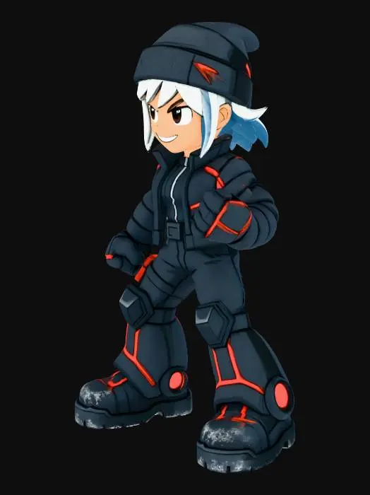 3D model for Stompra (Winter Outfit)