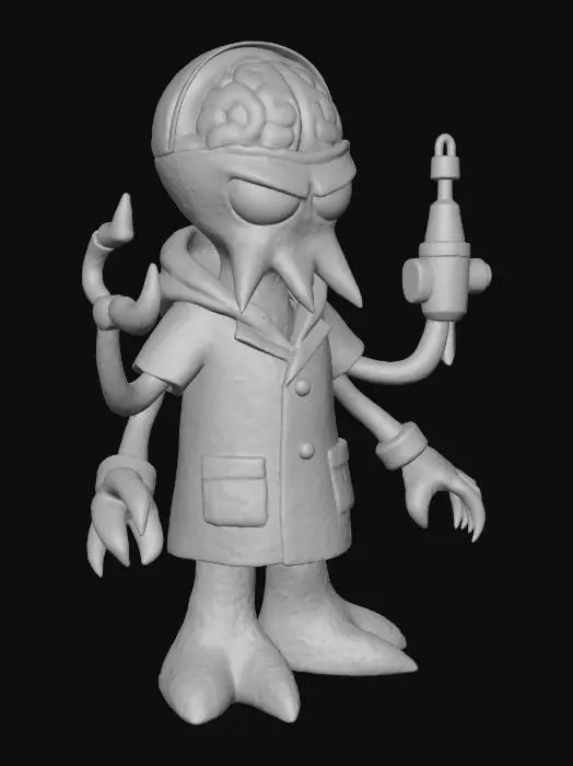 3D model for Professor Squidma