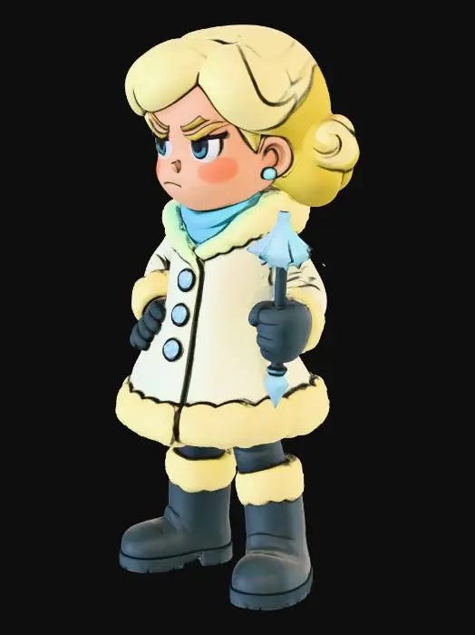 3D model for Lady Glacine Frostveil