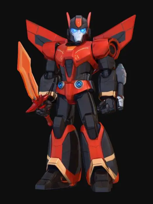 3D model for Crimson Streak