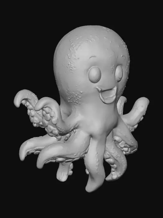 3D model for Cheerful Octopus