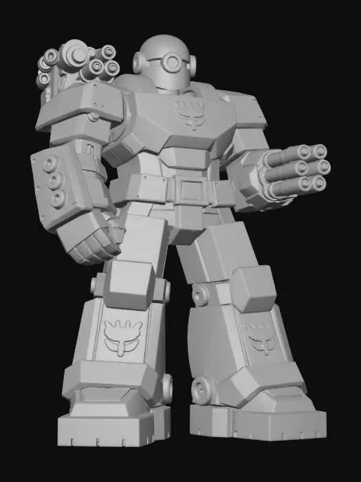 3D model for Foot of Death Robot Mechs