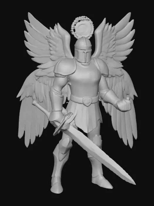 3D model for Heavenly Warrior of Light
