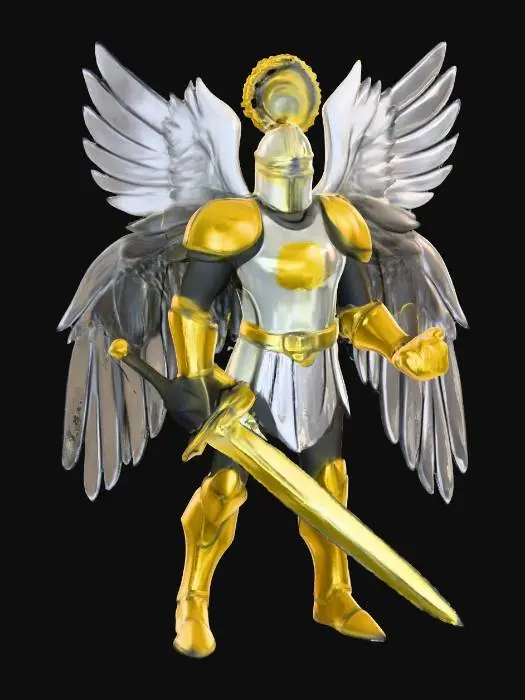 3D model for Heavenly Warrior of Light