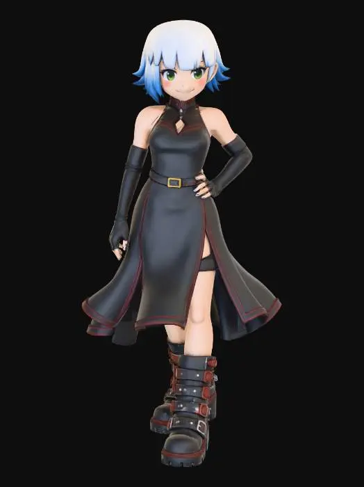 3D model for Stompra (Gothic Outfit)