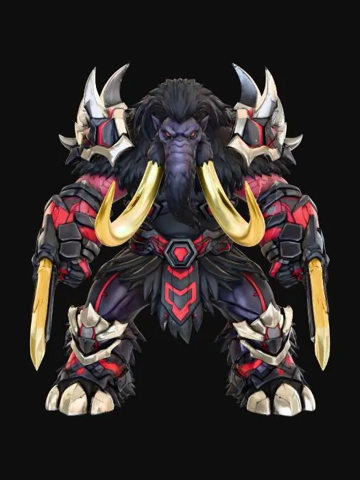 3D model for GraveTusk