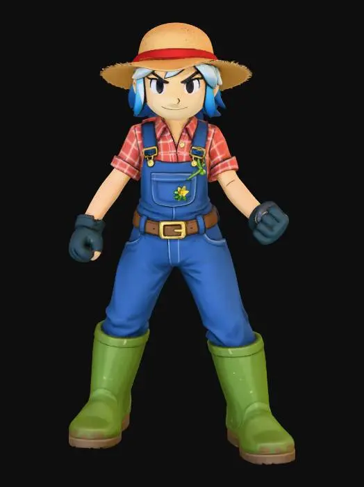 3D model for Stompra (Farm Girl outfit)