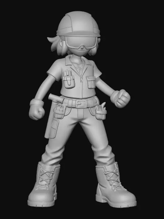 3D model for Stompra (Demolition outfit)