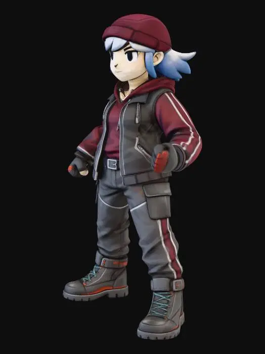 3D model for Stompra (Tactical Streetwear Outfit)