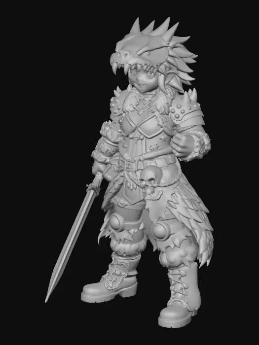 3D model for Stompra (Hunter Outfit)