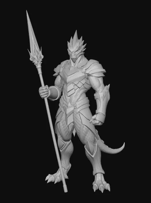 3D model for Talon Guard (Blue Variant)