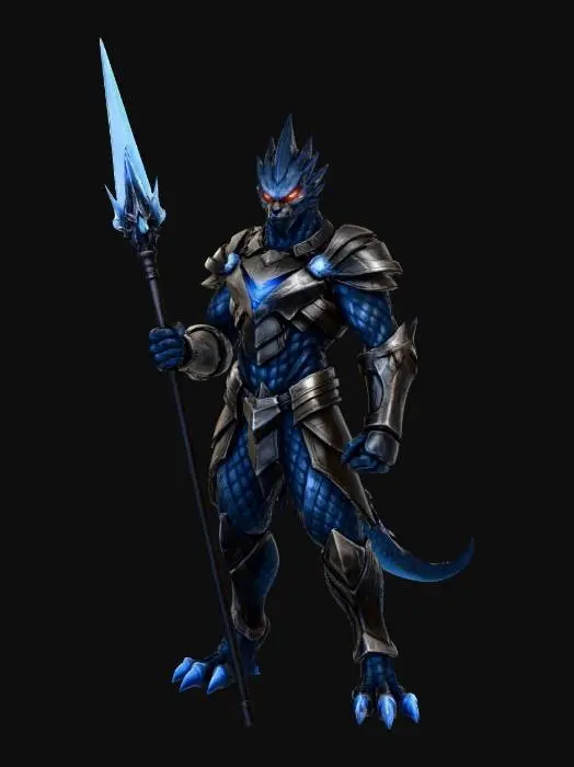 3D model for Talon Guard (Blue Variant)
