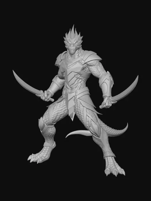 3D model for Claw Troopers (Red Variant)