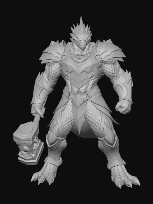 3D model for Bruteguard (Blue Variant)