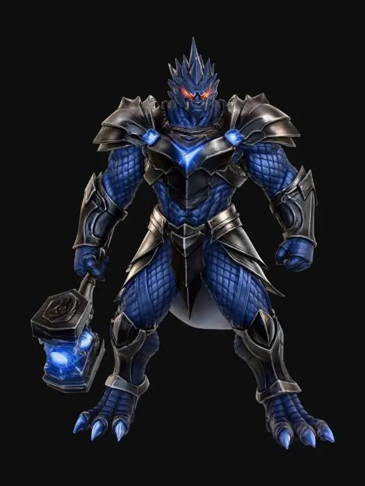 3D model for Bruteguard (Blue Variant)