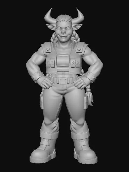 3D model for Mira Steelhorn