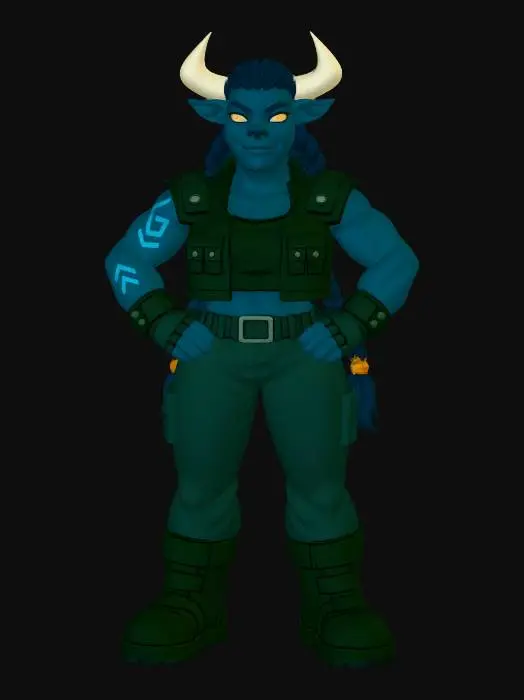 3D model for Mira Steelhorn