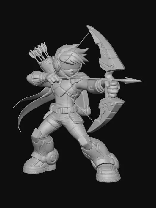 3D model for Archer Boy