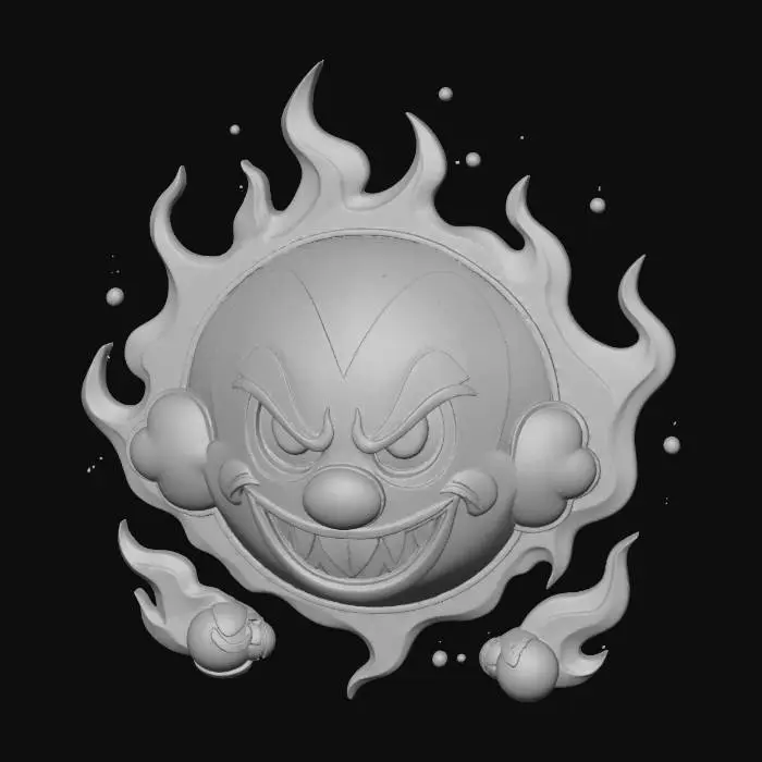 3D model for Dark Clown Ball