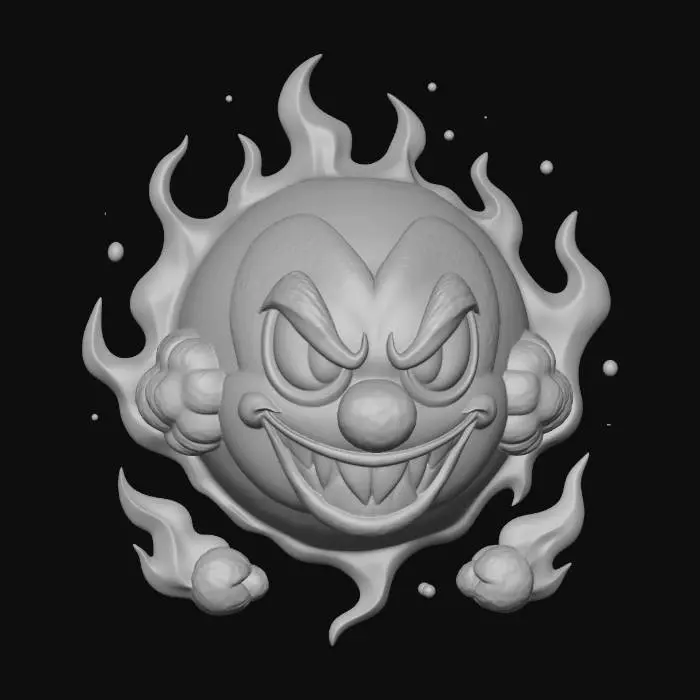 3D model for Dark Clown Ball