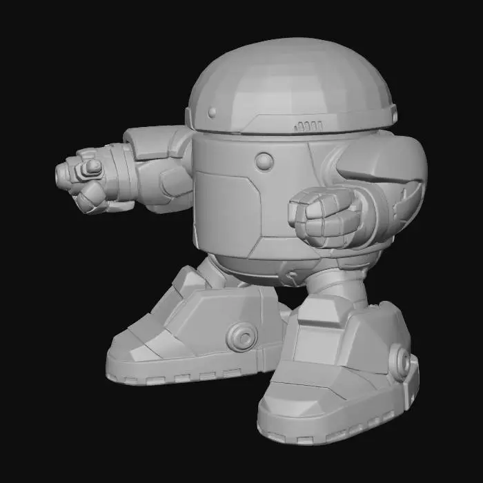 3D model for Coreling-N1 — Black & White Stealth Observer