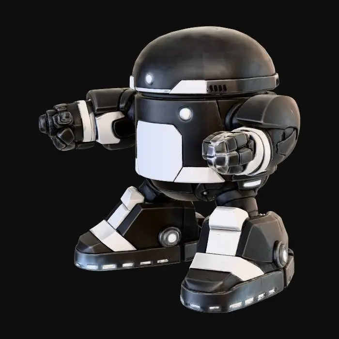 3D model for Coreling-N1 — Black & White Stealth Observer
