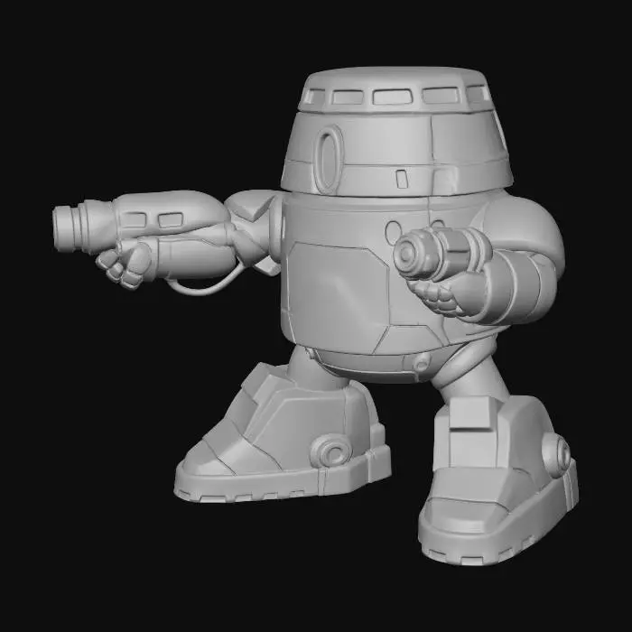 3D model for Coreling-B4 — Blue & White Command Relay