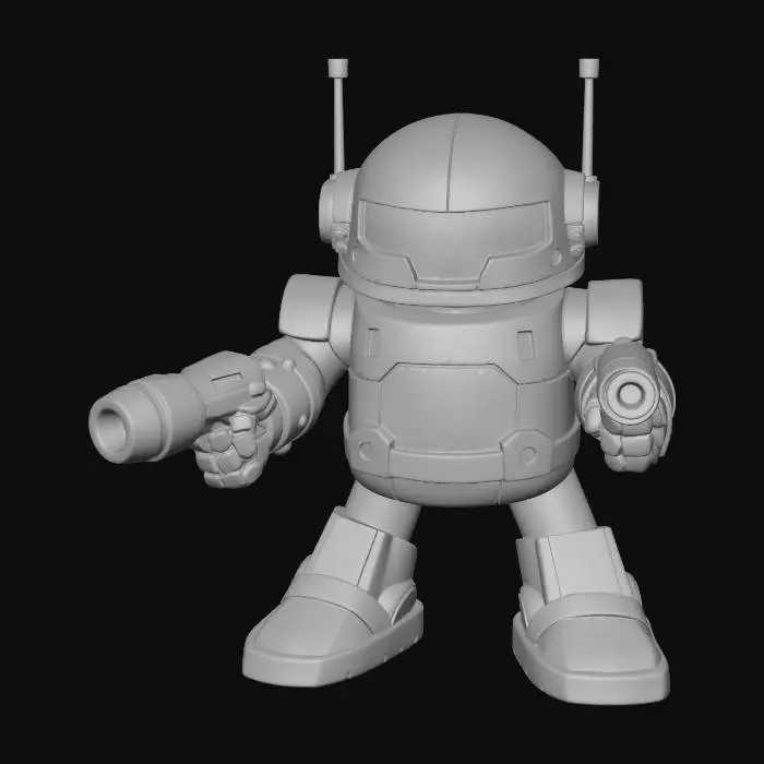 3D model for Coreling-RB — Red-Blue Vanguard