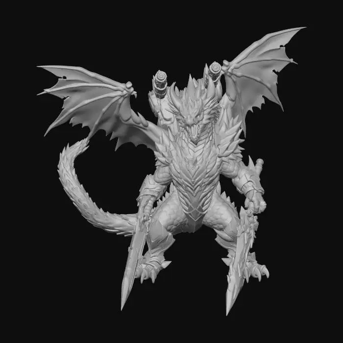3D model for Vulkarnox